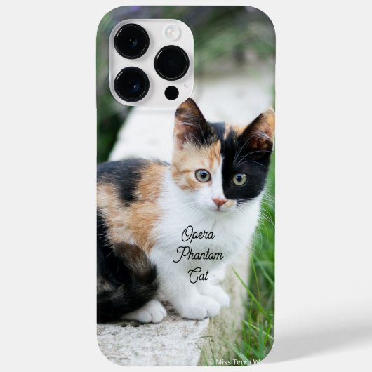 オペラファントム猫 Case-Mate iPhoneケース (裏面)