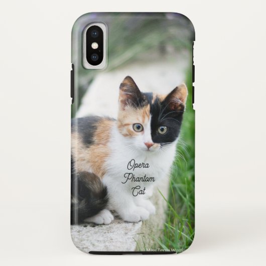 オペラファントム猫 Case-Mate iPhoneケース (裏面)