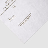 オペラフランスのプログラムのタイトルページ 薄葉紙 (詳細)