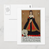 オペラフランスのポスター ポストカード (正面/裏面)