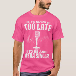 オペラボーカリストのテノール歌手のためのオペラ歌手 Tシャツ