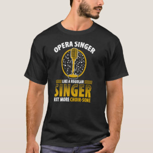オペラボーカリストのテノール歌手のためのオペラ歌手 Tシャツ