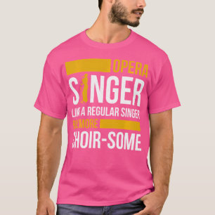 オペラボーカリストのテノール歌手のためのオペラ歌手 Tシャツ