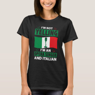 オペラボーカリストのテノール歌手のためのオペラ歌手 Tシャツ