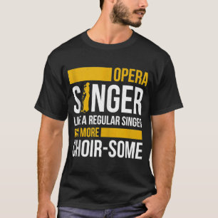 オペラボーカリストのテノール歌手のためのオペラ歌手 Tシャツ