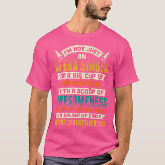オペラボーカリストのテノール歌手のためのオペラ歌手 Tシャツ