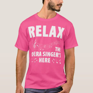 オペラボーカリストのテノール歌手のためのオペラ歌手 Tシャツ
