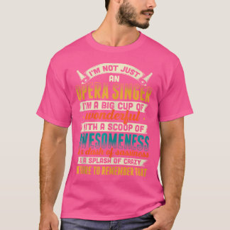 オペラボーカリストのテノール歌手のためのオペラ歌手 Tシャツ