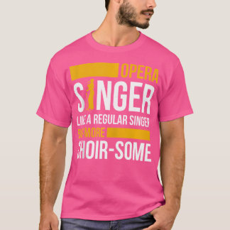 オペラボーカリストのテノール歌手のためのオペラ歌手 Tシャツ