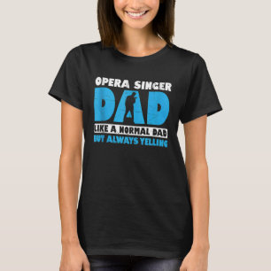 オペラボーカリストのテノール歌手のためのオペラ歌手 Tシャツ