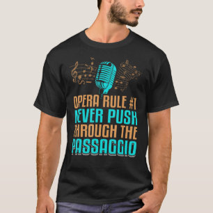 オペラボーカリストの歌声 Tシャツ