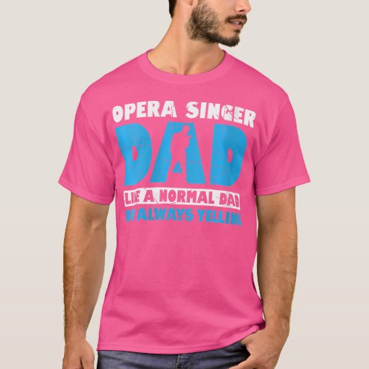 オペラヴォーカリストの女性オペラシンガーTenor Singe Tシャツ (正面)