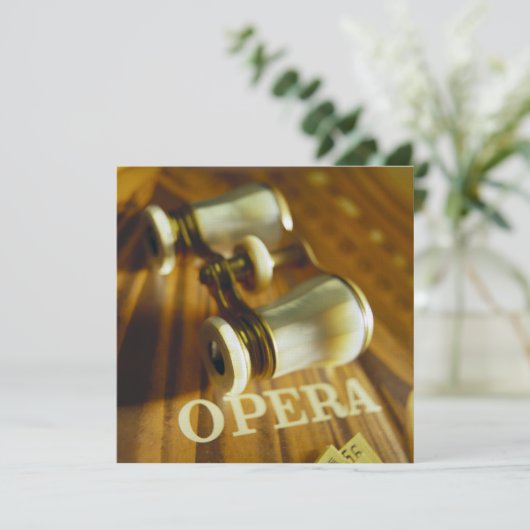 オペラ双眼鏡 招待状 (スタンド正面)