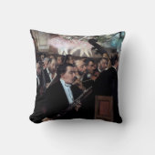 オペラ座のオーケストラ、エドガー・デガ クッション (正面)