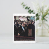 オペラ座のオーケストラ、エドガー・デガ ポストカード (スタンド正面)