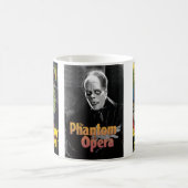 『オペラ座の怪人』(1925年)の映画ポスターのマグカップ コーヒーマグカップ (中央)