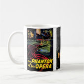 『オペラ座の怪人』（1925年）の映画ポスターのマグカップ コーヒーマグカップ (左)