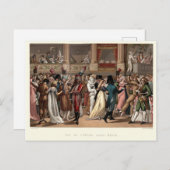 オペラ座の衣装パーティーフランスの、 ポストカード (正面/裏面)