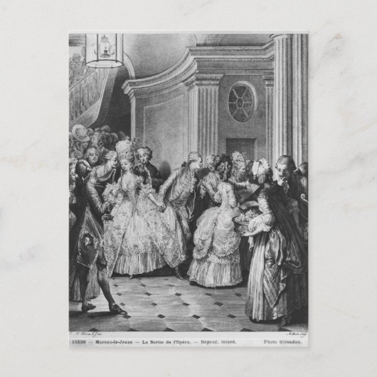 オペラ来ーを離れて ポストカード (正面)