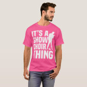 オペラ歌手のショーの合唱 Tシャツ (正面フル)