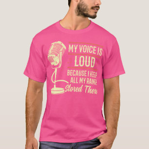 オペラ歌手オペラボーカリスト私の声が大きい Tシャツ