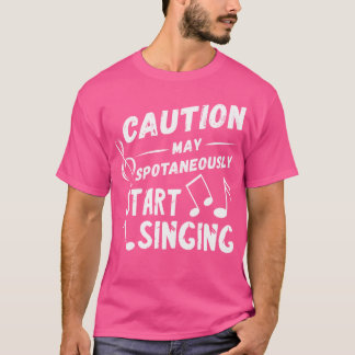 オペラ歌手オペラヴォーカルに注意 Tシャツ