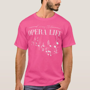 オペラ歌手ボーカリスト生合唱曲音楽劇場翔 Tシャツ