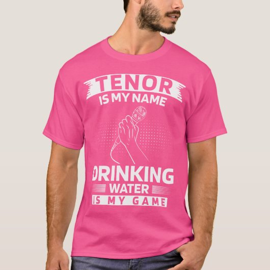 オペラ歌手 – オおもしろいペラ引用文-ミュージカルオペラ Tシャツ (正面)