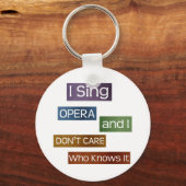 オペラ歌手 キーホルダー (正面)