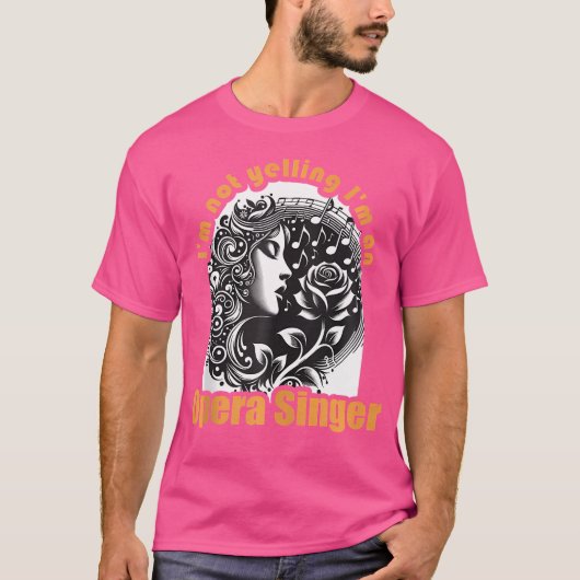 オペラ歌手 Tシャツ (正面)