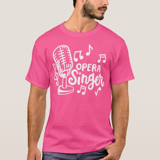 オペラ歌手 Tシャツ (正面)