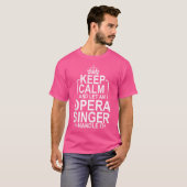 オペラ歌手 Tシャツ (正面フル)