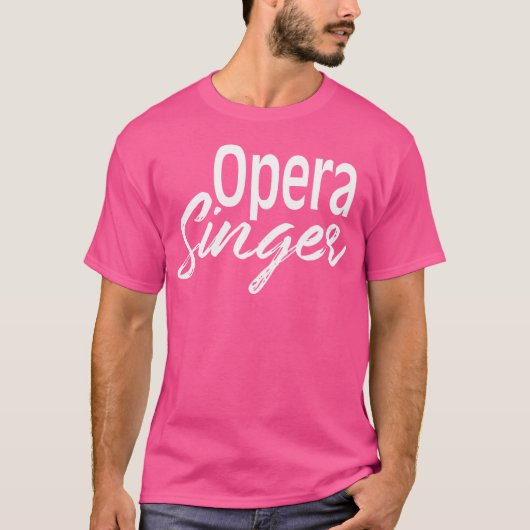 オペラ歌手 Tシャツ (正面)