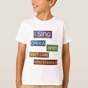 オペラ歌手 Tシャツ