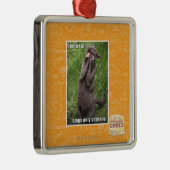 オペラ猫 メタルオーナメント (右)