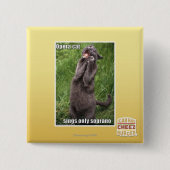 オペラ猫 缶バッジ (正面)