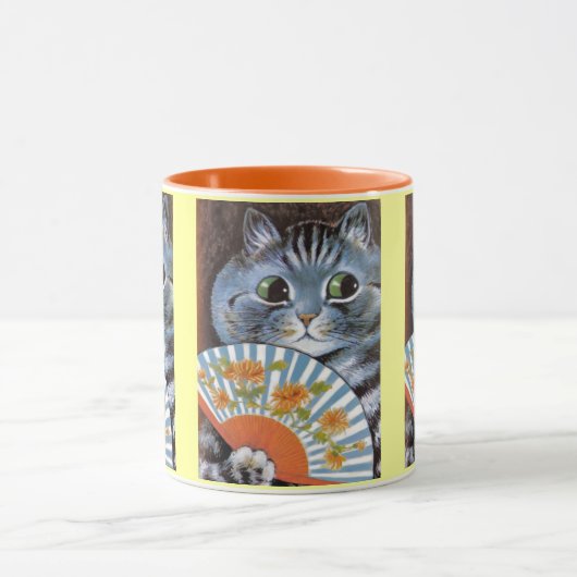 オペラ芸術のマグのヴィンテージのルイWain猫 マグカップ (中央)