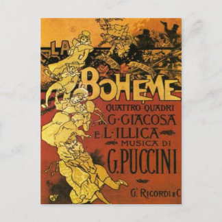 オペラ芸術 ポストカード