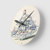 オペラ衣裳、メニューPlaisirsのコレクションから、 ラウンド壁時計 (傾斜)