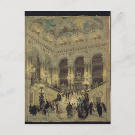 オペラ階段1877 ポストカード (正面)