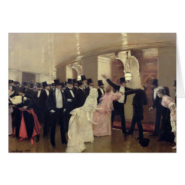 オペラ1889年の通路の議論 (正面横)