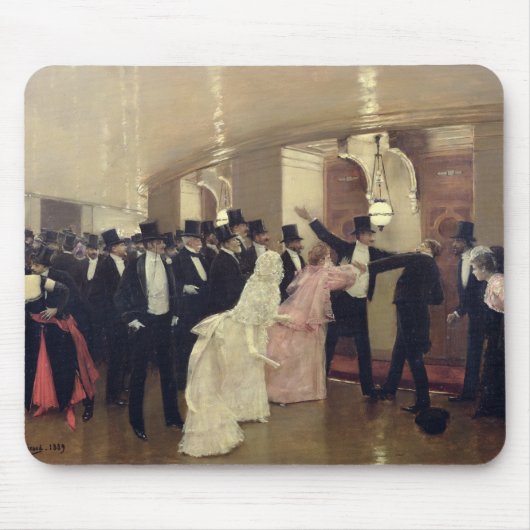 オペラ1889年の通路の議論 マウスパッド (正面)
