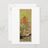 オペラ「アイリス」のスコアとリブレットのカバー， 1 ポストカード (正面/裏面)