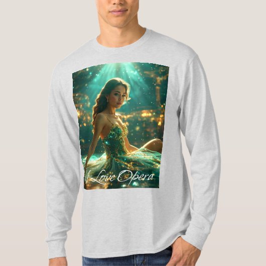 オペラ - オペラが大好き Tシャツ (正面)