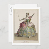 オペラ「ジェイソンとミデア」のミデアの衣装 ポストカード (正面/裏面)