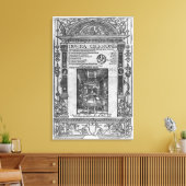 「オペラ・チケロニス」のタイトルページ、1520年発行 キャンバスプリント (インサイチュ (リビング))