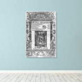 「オペラ・チケロニス」のタイトルページ、1520年発行 キャンバスプリント (インサイチュ (ウッドフロア))