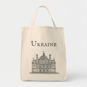 オペラ+バレエ劇場、Lviv、ウクライナ トートバッグ