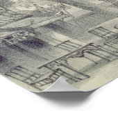 オペラ「ラクメ」第II幕のデザインを設定 ポスター (角)