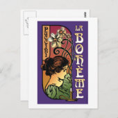 オペラ・ラ・ボエム ポストカード (正面/裏面)